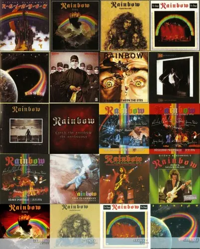 Rainbow - Discography (Studio, Live, Singles & Compilation Albums - 51 issues, 87 CD) - 1975-2014